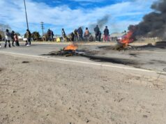 Bloquearon Avenida Antártida tras intervenciones en barrio Nuevo
