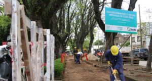 El municipio avanza con su plan de remodelación de Plaza Italia