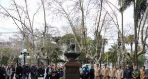 Conmemoraron un nuevo aniversario del fallecimiento del Padre de la Patria