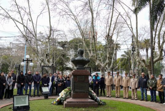 Conmemoraron un nuevo aniversario del fallecimiento del Padre de la Patria