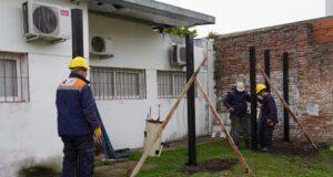 Comenzaron las obras para convertir la Unidad Sanitaria de Lima en un Hospital Intermedio