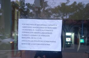 Cajeros automáticos: están… pero es como si no estuvieran