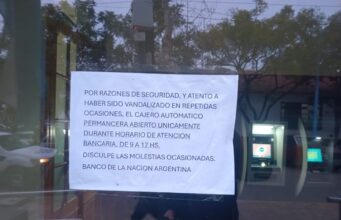 Cajeros automáticos: están… pero es como si no estuvieran