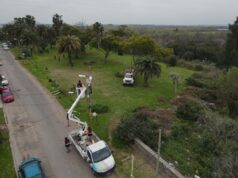 El Municipio realiza trabajos de mantenimiento en el Parque de la Cruz