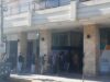 Cola en la oficina de empleo municipal para pedir trabajo
