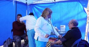 El Municipio realizó una nueva jornada de salud en la Plaza Mitre