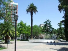 Hurtaron la Bandera Argentina de la plaza Mitre