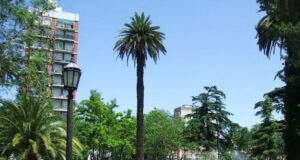 Hurtaron la Bandera Argentina de la plaza Mitre