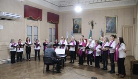 La música coral volvió a encontrarse en el Salón Blanco del HCD