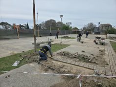 Comenzaron las obras para la creación de la nueva Plaza Inclusiva frente al CIC