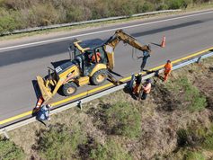 Autovía del Mercosur continúa con trabajos para mejorar la seguridad vial en la RN 14