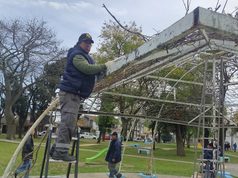 El Municipio desplegó un operativo integral en la Plaza del Barrio San Jacinto