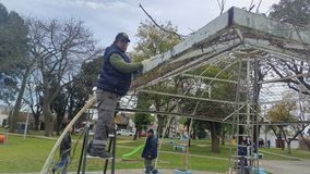El Municipio desplegó un operativo integral en la Plaza del Barrio San Jacinto