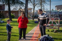 La Plaza del barrio Dálmine tendrá un espacio de juegos inclusivo