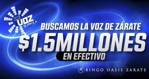 Tras el éxito absoluto: llega “La Voz de Zárate” con un premio increíble de $ 1.500.000 en efectivo