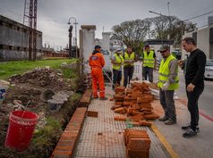 El Municipio continúa mejorando la bicisenda de la calle Alem