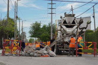Trabajos de mejoramiento de calles