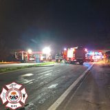Zona de Puentes: Camionero fallece, tras choque en cadena e incendio de RN12